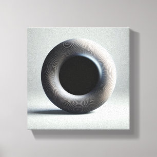 Arte de Torus Estriado 3D Minimalista Moderno - Ab