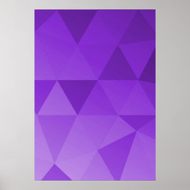 Arte de triángulo abstracto - Tonos rojos