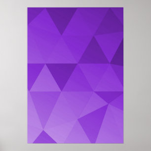 Arte de triángulo abstracto - Tonos rojos