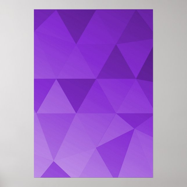 Arte de triángulo abstracto - Tonos rojos (Frente)