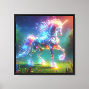 Arte de Unicornio de Neón – Caballo de Fantasía Br