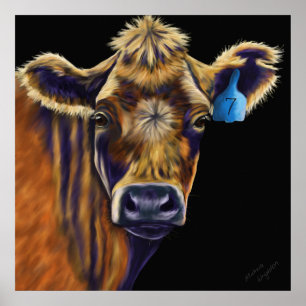 Arte de vaca - Número siete afortunado