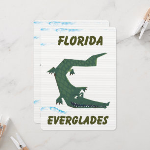 Arte de vacaciones de caimanes de los Everglades d