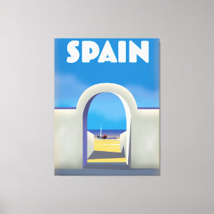 Arte de vacaciones retro España