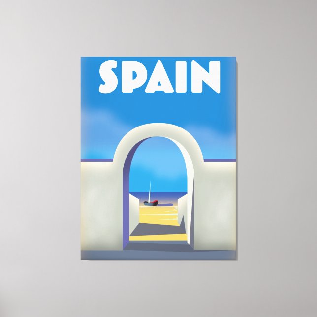 Arte de vacaciones retro España (Anverso)