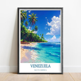 Arte de Venezuela - Póster de Venezuela - Impresió