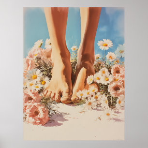 Arte de verano en Barefoot Blooms