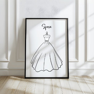 Arte de Vestido de Novia de Novia Italiana Caprich