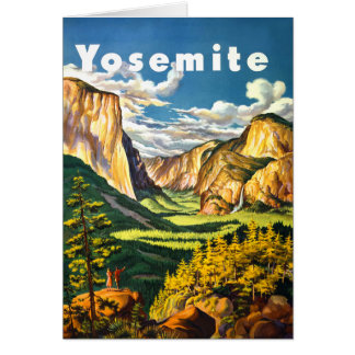 Arte de viaje al Parque Nacional Yosemite
