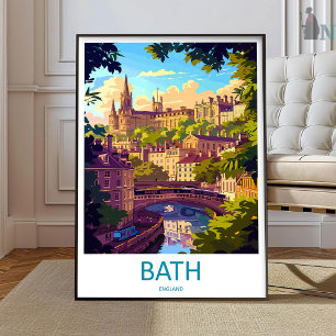 Arte de viaje de baño para pared Hogar Colgante de