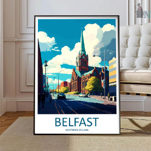 Arte de viaje de Belfast para pared Arte colgante 