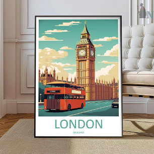 Arte de viaje de Big Ben para pared Colgante de pa
