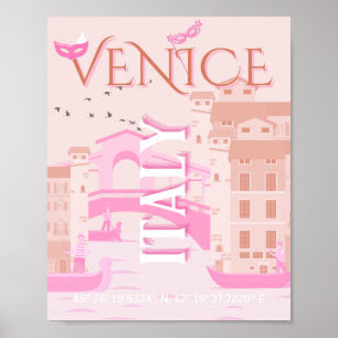 Arte de viaje de Venecia, Italia, Arte de viaje, P