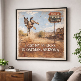 Arte de viaje del burro de Oatman del centenario d