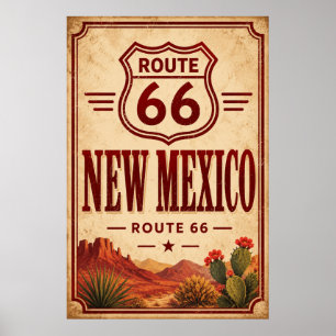 Arte de viaje del desierto de Nuevo México en la r