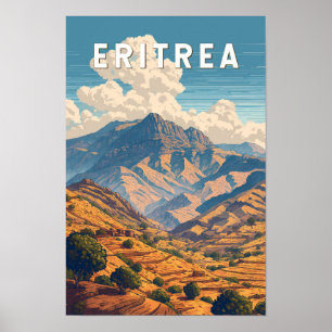 Arte de viajes de Ilustracion de Eritrea