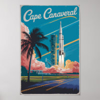 Arte de viajes de Ilustracion de Florida en Cabo C