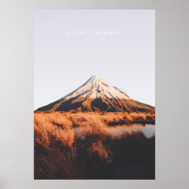 Arte de Viajes de Mount Taranaki, Nueva Zelanda