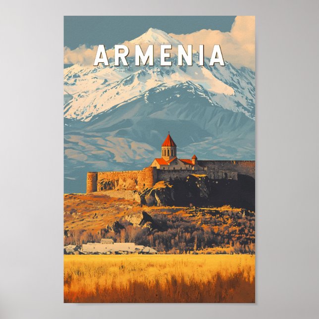 Arte de viajes en Ilustracion de Armenia (Frente)