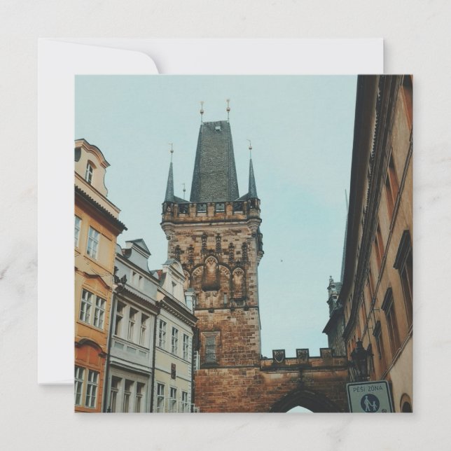 Arte de viajes en la República Checa de Praga (Anverso)