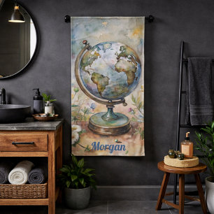 Arte de Viajes Personalizado Vintage Mundial