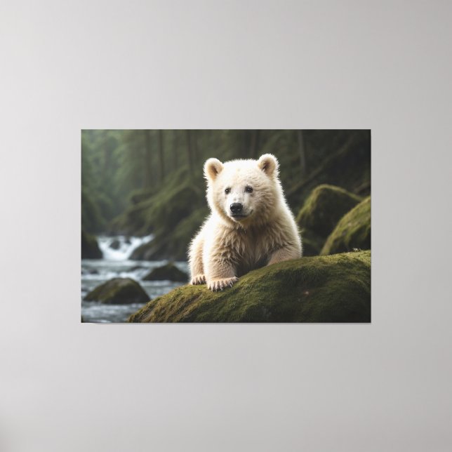 Arte de vida salvaje del oso blanco (Anverso)