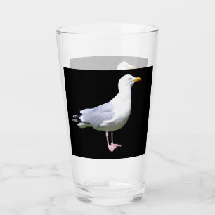 Arte de vida silvestre de pie de gaviota costera m