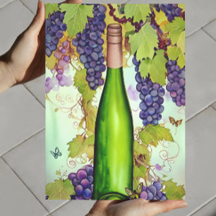 Arte de vino acuarela
