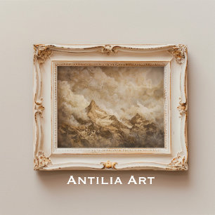 Arte de vintage de montaña rusa