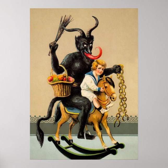 Arte de Vintage Krampus (Frente)