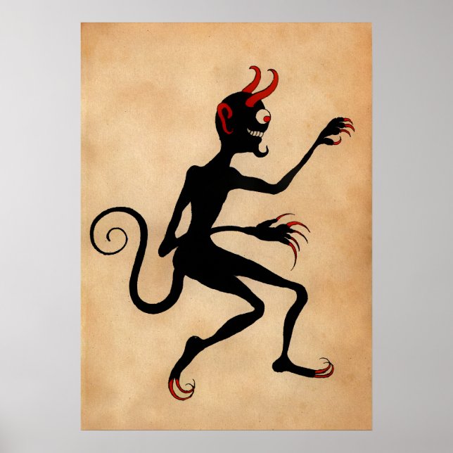 Arte de Vintage Krampus (Frente)