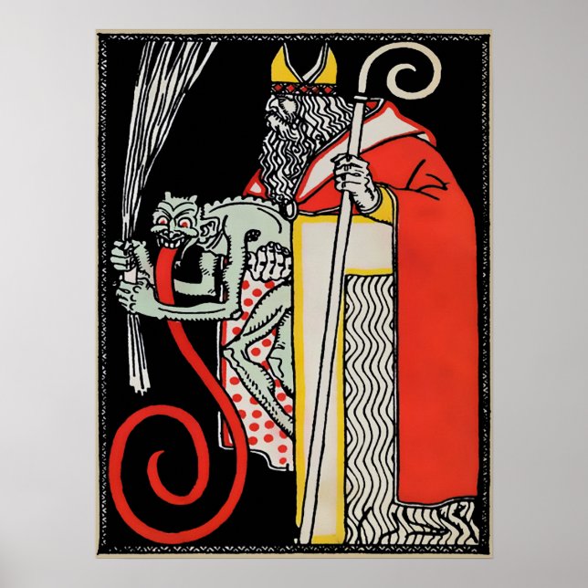 Arte de Vintage Krampus (Frente)