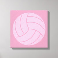 Arte de voleibol de color rosa o PERSONALIZADO