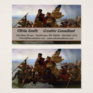 Arte de Washington cruzando el Delaware
