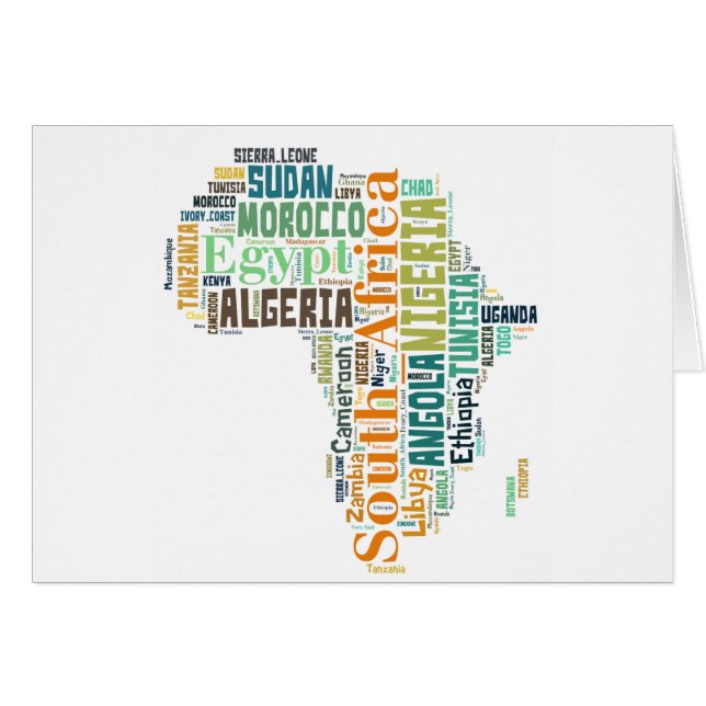 Arte de Word en África (Anverso (Horizontal))