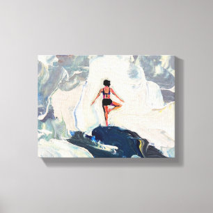 Arte de Yoga: Belleza Equilibrada (Pintura al Óleo