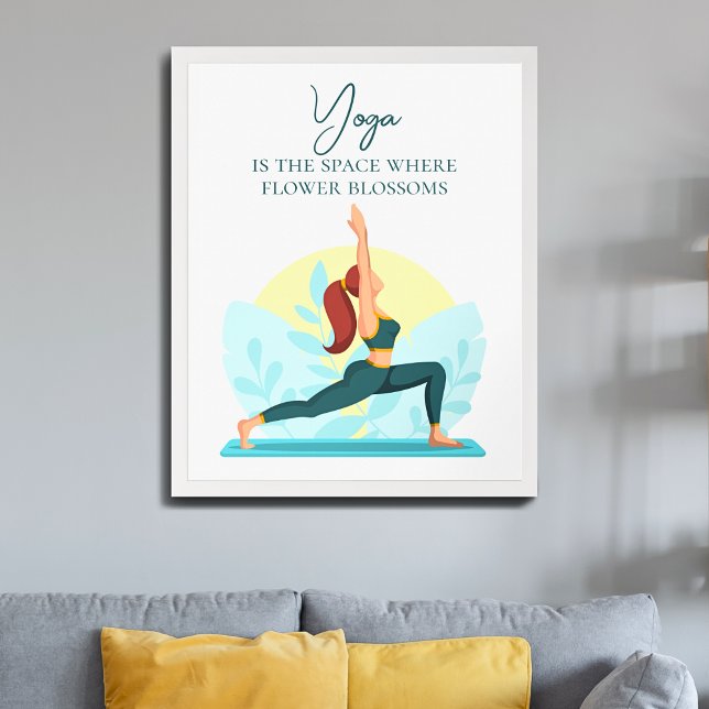Arte de yoga guerrero - Inspirador de Personalizab (Subido por el creador)