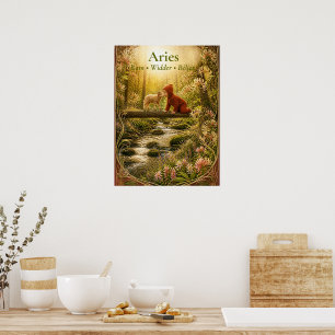 Arte de Zodíaco Aries Colección de Astrología So