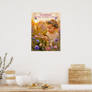 Arte de Zodíaco Géminis Colección de Astrología