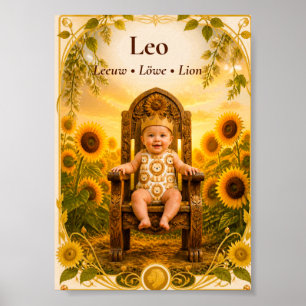 Arte de Zodíaco Leo Colección de Astrología Soña