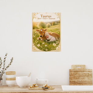 Arte de Zodíaco Tauro Colección de Astrología So