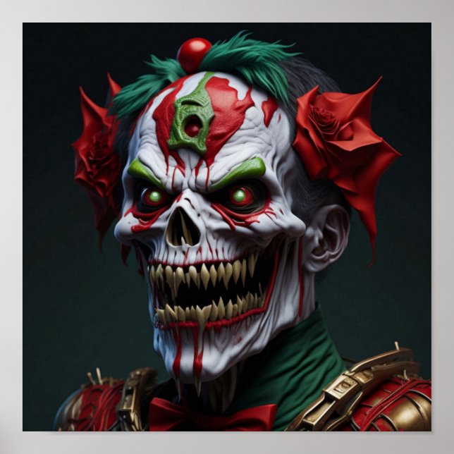 Arte de Zombi Generado por IA (Frente)