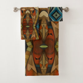 Arte Deco Abstracto Inspirado en Cubismo 5