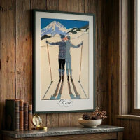 Arte Deco Antiguo, Amantes en la Nieve por George