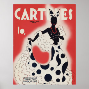 Arte Deco Antiguo - Carteles - Bailarina