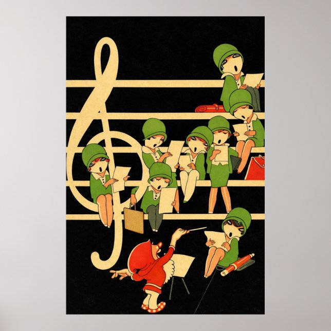 Arte Deco Antiguo - Para Todos - Coro (Frente)