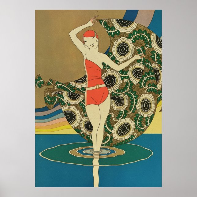 Arte Deco Antiguo - Para Todos - Playa (Frente)
