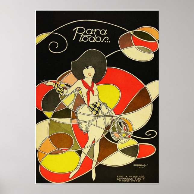 Arte Deco Antiguo - Para Todos - Vaquera (Frente)