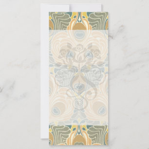 arte deco art nouveau peacock patrón arte