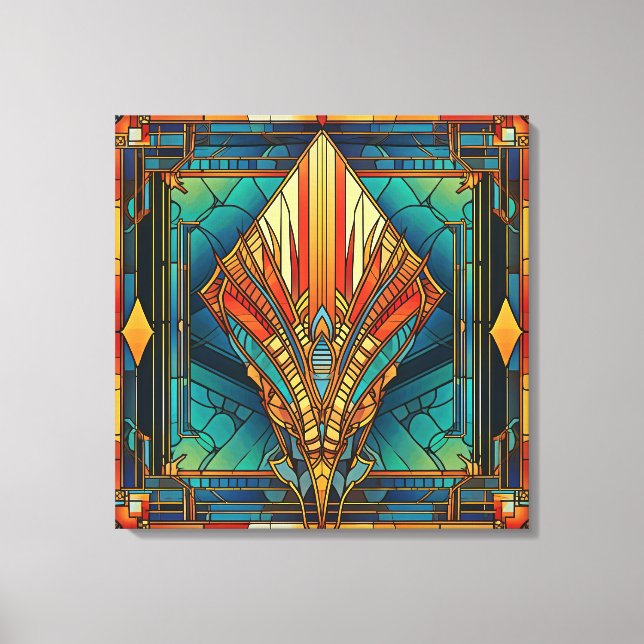 Arte deco en lienzo (Anverso)